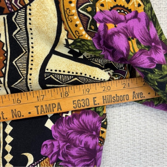 Womens Sz 12 Vtg Norton McNaughton 2-Piece Floral Button Top and Midi Skirt Set - Picture 5 of 9